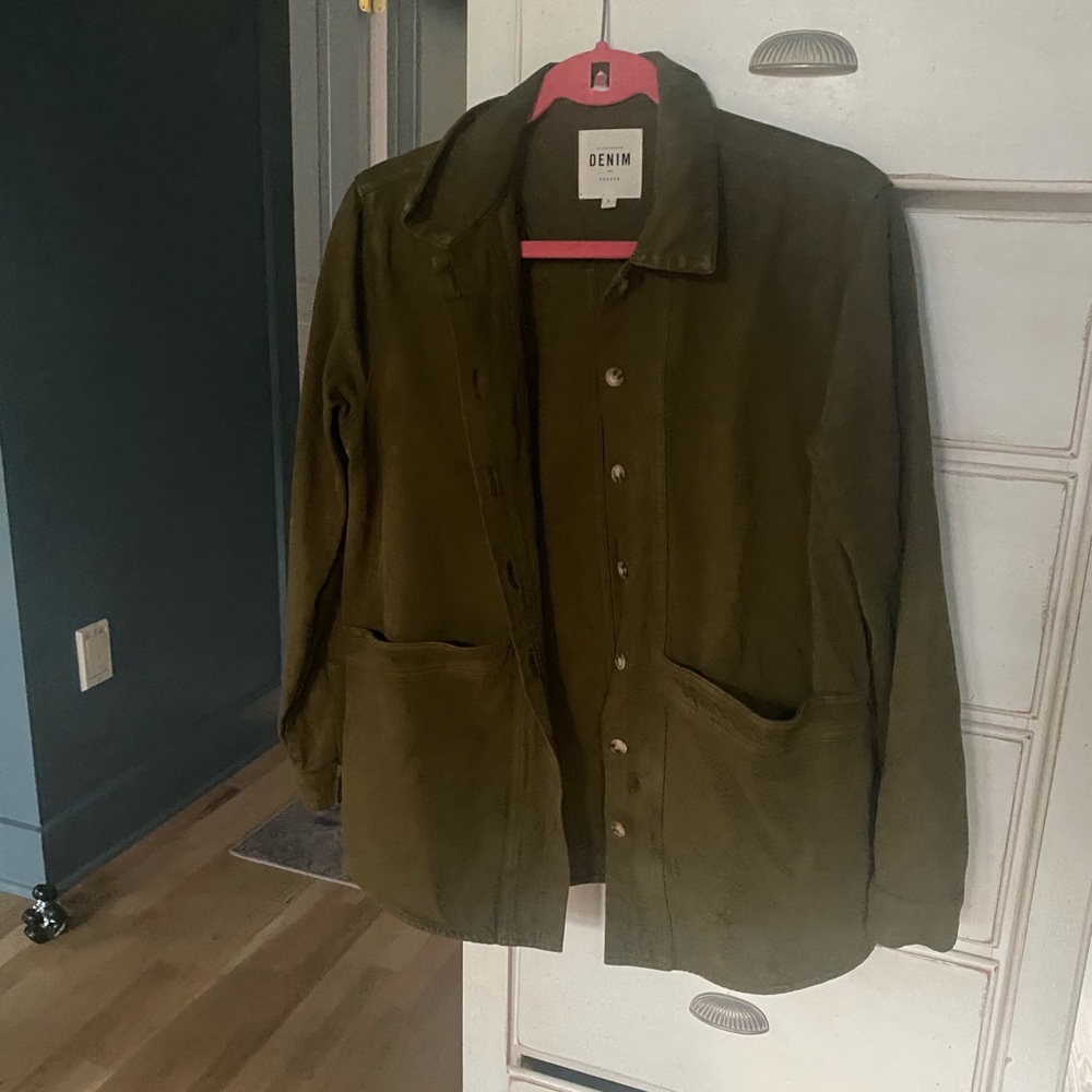 Sezane Olive Green Will Jacket